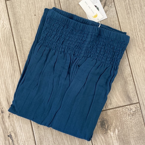 Lotus & Luna Wide Leg Pants in Moroccan Blue - Picture 7 of 12